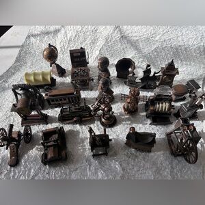 Vintage Pencil Sharpener Miniature Die Cast Metal Lot
